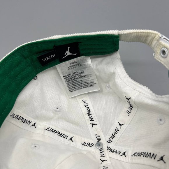 Gatorade x Air Jordan Hat‎ Youth White Corduroy Mike Jumpman Strap Back Cap - Picture 5 of 7